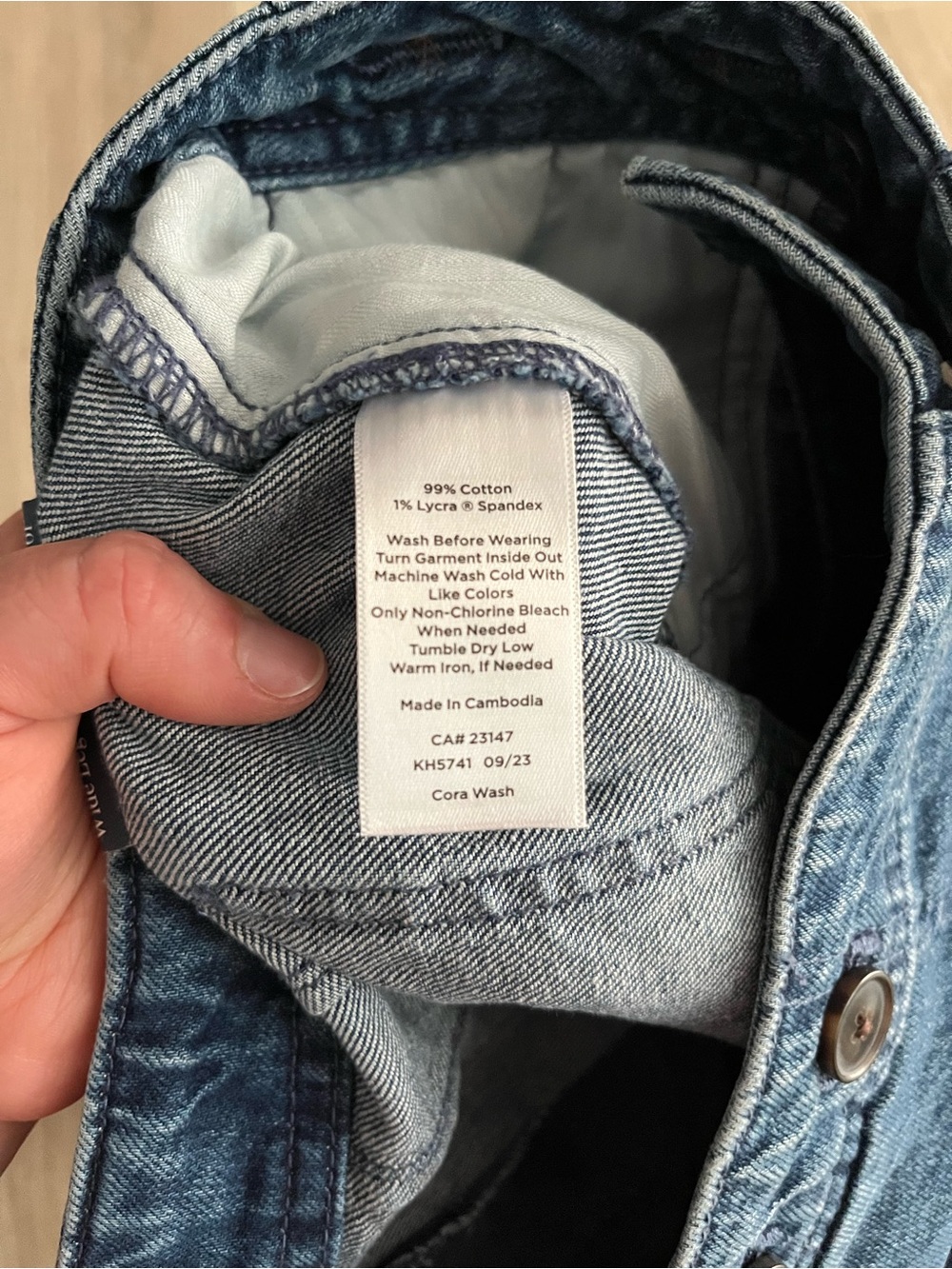 NWT Talbots Women’s Crop Wide Leg Jeans Cora Wash - Size 6 Petite - Picture 6 of 9